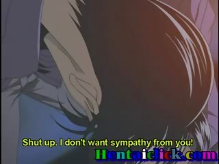 Podivuhodný anime homosexuální twink v prdeli s jeho swain